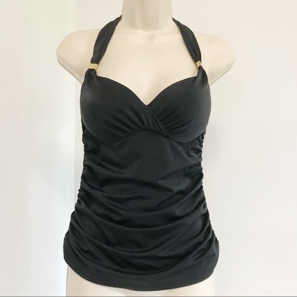 Victoria’s Secret Tankini Top 32C Padded Halter - Picture 1 of 7